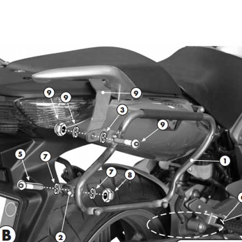 Maletas givi para honda cbf 600 #3