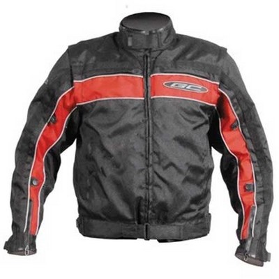 CHAQUETA RAMMER NEGRA/ROJA transformable en chalec
