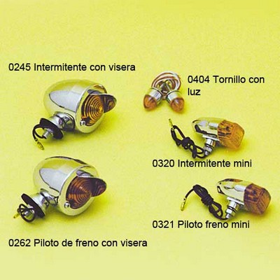 SPAAN Piloto freno con visera