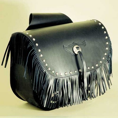 SPAAN Alforjas tachuelas y flecos (juego) Medidas 40x30x15 SPAAN Alforjas tachuelas y flecos (juego) Medidas 40x30x15