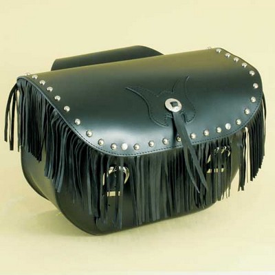 SPAAN Alforjas Low Bag flecos y tachuelas (juego) 40x25x15 SPAAN Alforjas Low Bag flecos y tachuelas (juego) 40x25x15