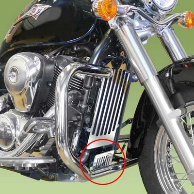 SPAAN Cubreregulador . Regulator cover (Inox) KAWASAKI VULCAN VN 900 CLASSIC - CUSTOM SPAAN Cubreregulador . Regulator cover (Inox) KAWASAKI VULCAN VN 900 CLASSIC - CUSTOM