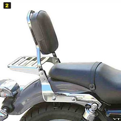 SPAAN Respaldo con porta - HONDA VT 750S SHADOW