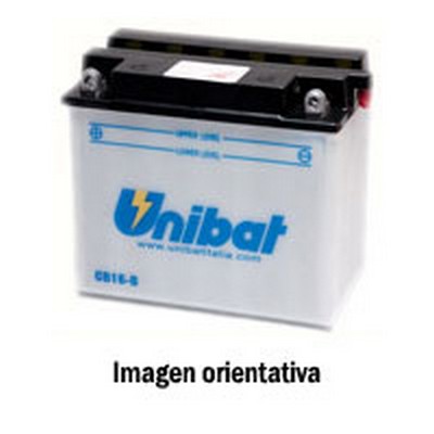 Batería de moto Unibat 6N2-2A Serie estandar seca 