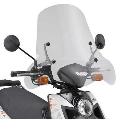 Parabrisas transparente Givi semiuniversal, Keeway, MBK, PIaggio, Yamaha Parabrisas transparente Givi semiuniversal, Keeway, MBK, PIaggio, Yamaha