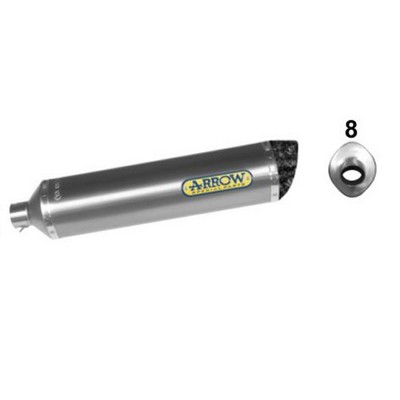 ARROW Silencioso Race Titanio para Yamaha t-max 50
