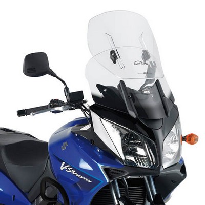 Parabrisas Airflow transparente Givi moto Suzuki DL650-1000V-Strom, Kawasaki KLV1000 02-11