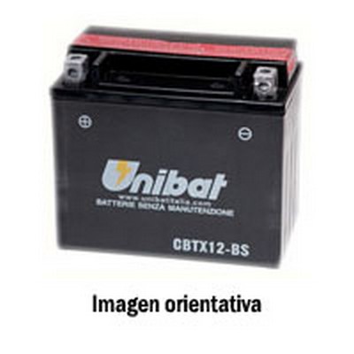 Batería de moto Unibat CBTX4L-BS Serie negra sella