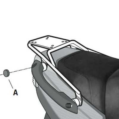 Shad KIT TOP DAELIM S2 125-150 2005 Para instalar una maleta trasera Shad KIT TOP DAELIM S2 125-150 2005 Para instalar una maleta trasera