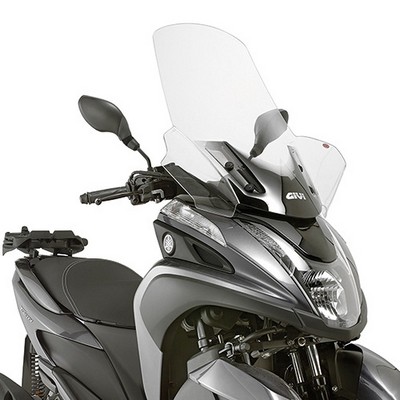 Parabrisas transparente Givi moto Yamaha Tricity 125, MBK Tryptik125 14-