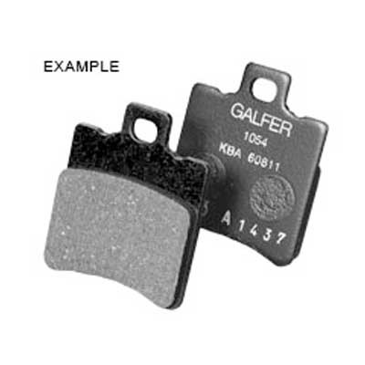 GALFER, pastillas de freno PREMIUM composición org