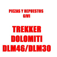 Recambios despiece de la maleta DLM46 DLM30 Trekker Dolomiti GIVI