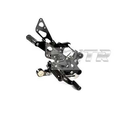 ESTRIBERAS MULTI REGULABLES COLOR NEGRO YAMAHA R6 