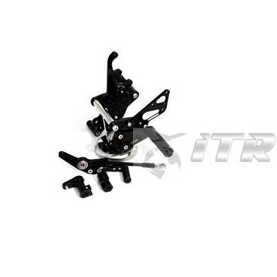 ESTRIBERAS MULTI REGULABLES COLOR NEGRO HONDA CBR1