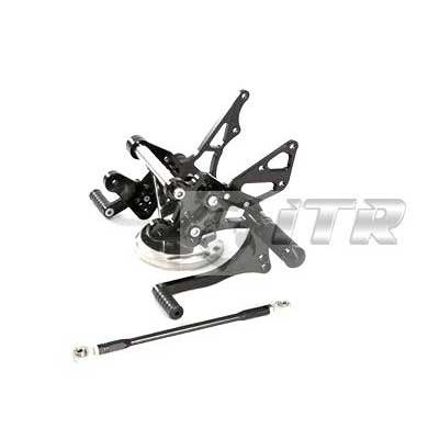 ESTRIBERAS MULTI REGULABLES COLOR NEGRO DUCATI 109