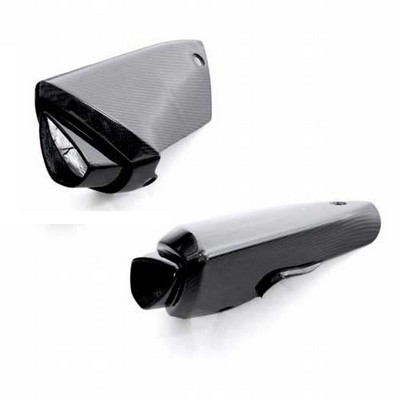 Protector de escape en carbono con esponja para Ap