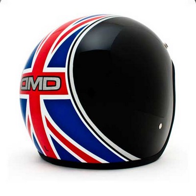 DMD Casco diseño clásico vintage modelo UK blanco 
