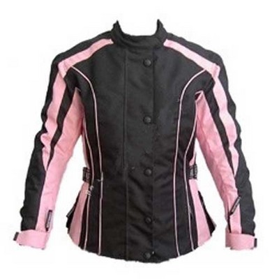 Chaqueta de mujer mod.LUNA negro/rosa para inviern