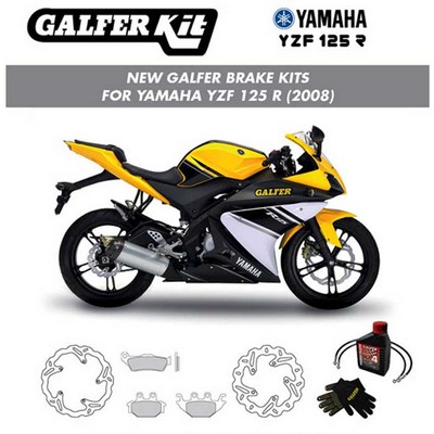 KIT DE FRENO GALFER WAVE PARA YAMAHA YZF 125R 2008