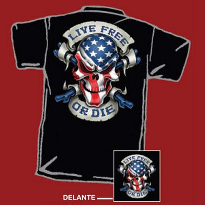 Camiseta de algodón Lethal Threat color negro Live