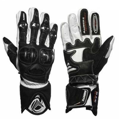Guantes Rainers racing competición en piel con pro