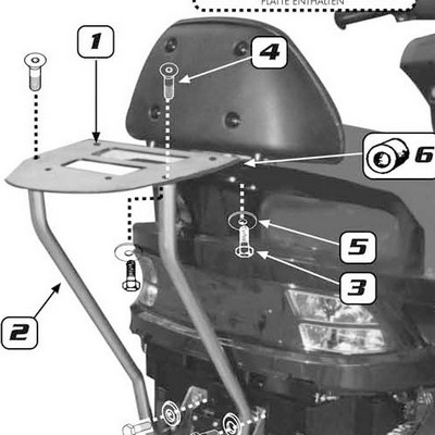 Portaequipajes específico para Sym Joyride 125-150