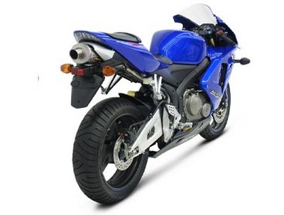 Escape silencioso Akrapovic para Honda CBR 600 RR 