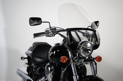 Parabrisas A35N universal custom alto y ahumado de