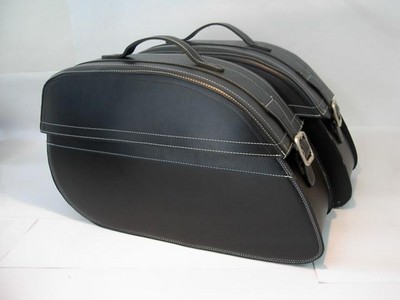 ALFORJAS STAR LINE PIEL C/FAST CLICK PAR