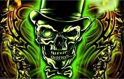 BANDERA CALAVERA BRILLANTE 3x5