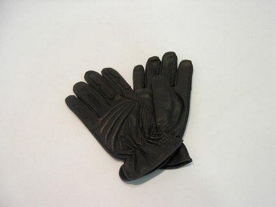 GUANTES DE PIEL NEGRO VERANO