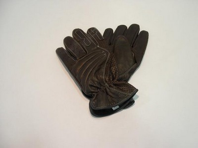 GUANTES DE PIEL MARRON VERANO