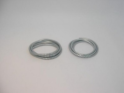 FUNDA CROMADA DE CABLE FLEXIBLE 9.5X1.5 UNIDAD