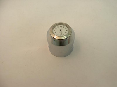 RELOJ DE HORA AL MANILLAR REDONDO 1" CROMADO. UNID