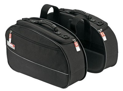 BOLSAS LATERALES SCOOTER. SEMI RIGIDAS 20 LTS.NEGR