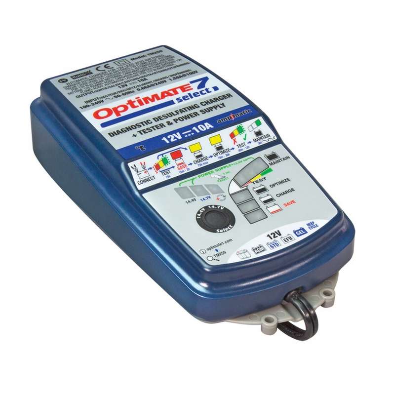 cargador batería moto optimate 7