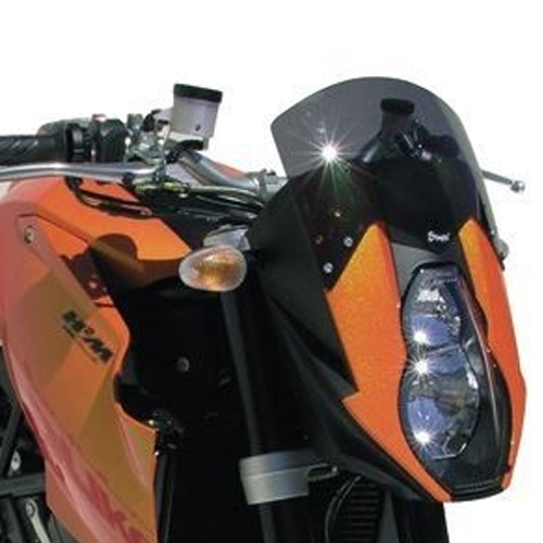 Parabrisas ERMAX alta proteccion Ktm 990 Super Duke 2006 Negro