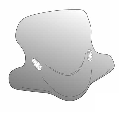 Parabrisas Puig para Scooter City Touring moto Honda @ 00-02
