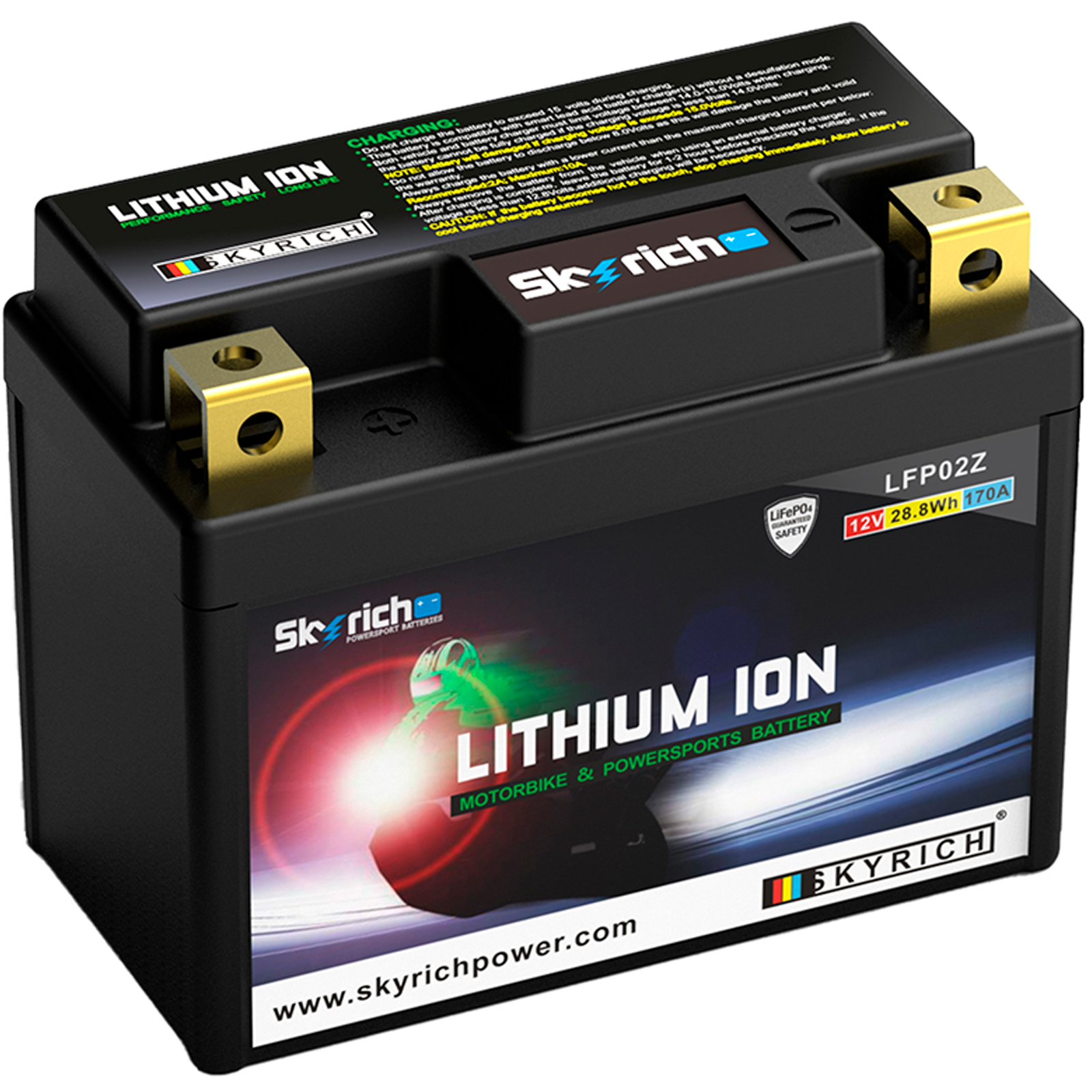 Batería litio moto skyrich lfp02