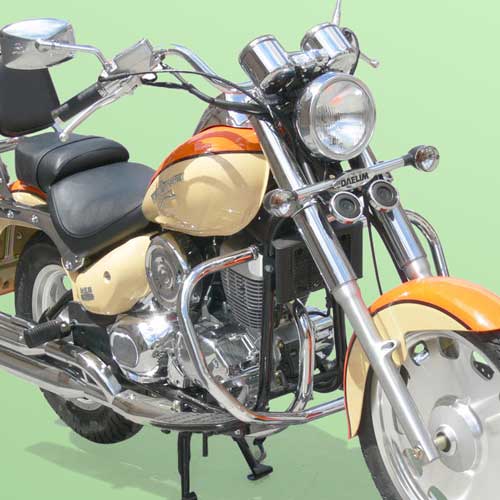 Defensa protector de motor Daelim Daystar 125 30 mm Modelo 2
