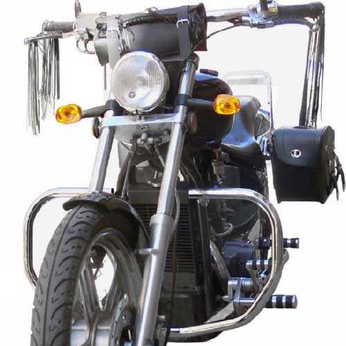 Defensa protector de motor moto Leonart Spyder 125 30 mm
