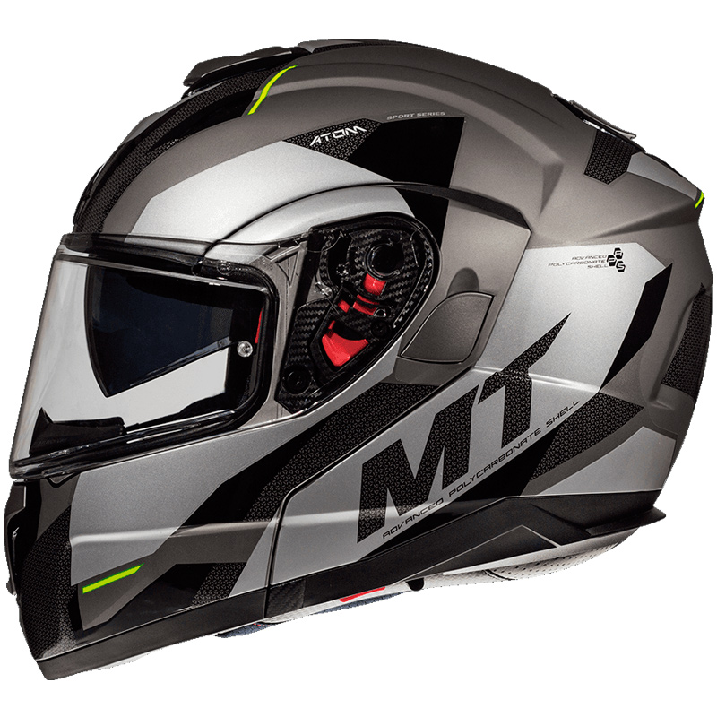 Casco Mt Atom Sv Transcend E2 Brillo Y Gris Mate Nilmoto