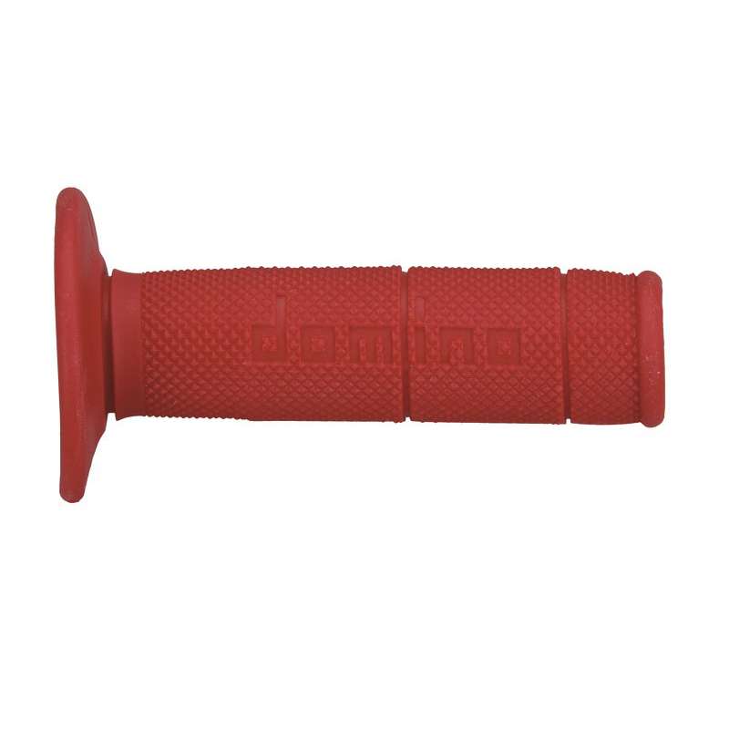 puños moto domino off road rojos