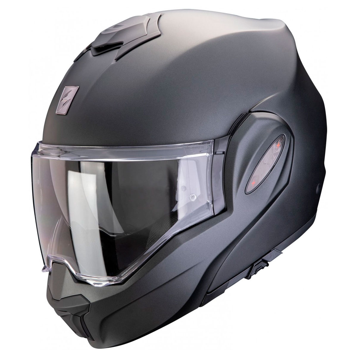 Casco moto Scorpion Exo-Tech EVO PRO fibra SOLID Negro Mate