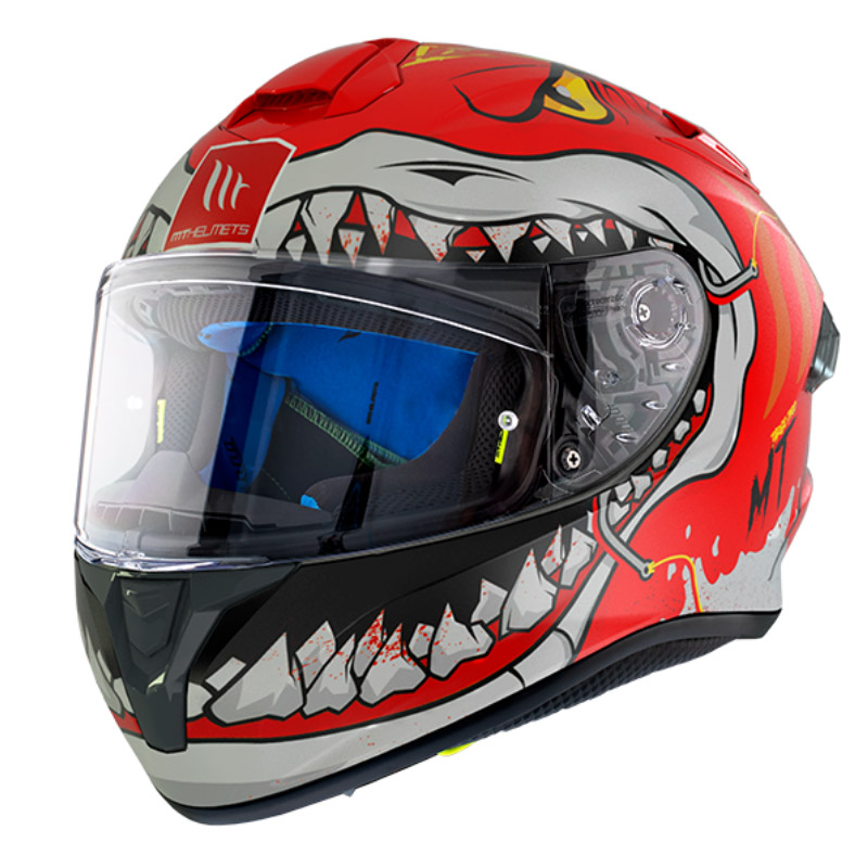 Helmet Stinger Casco De Moto Mt Helmets Targo Ivy D5 Rojo Mate