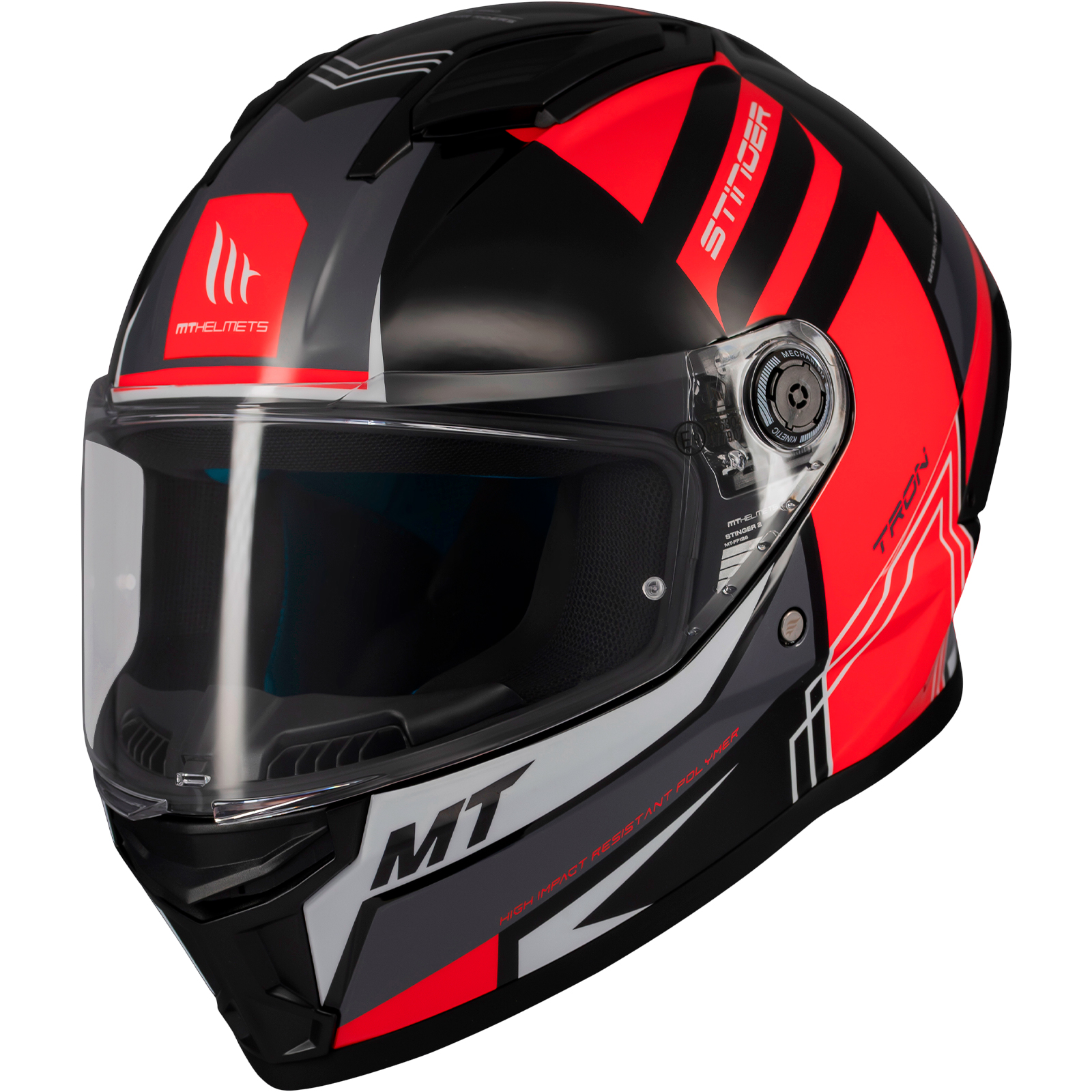 Casco MT Stinger 2 Tron B15 Talla S