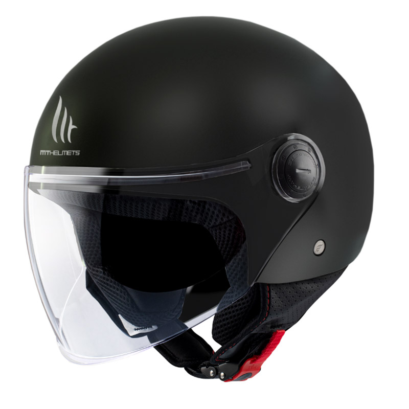 Casco mt negro 2025