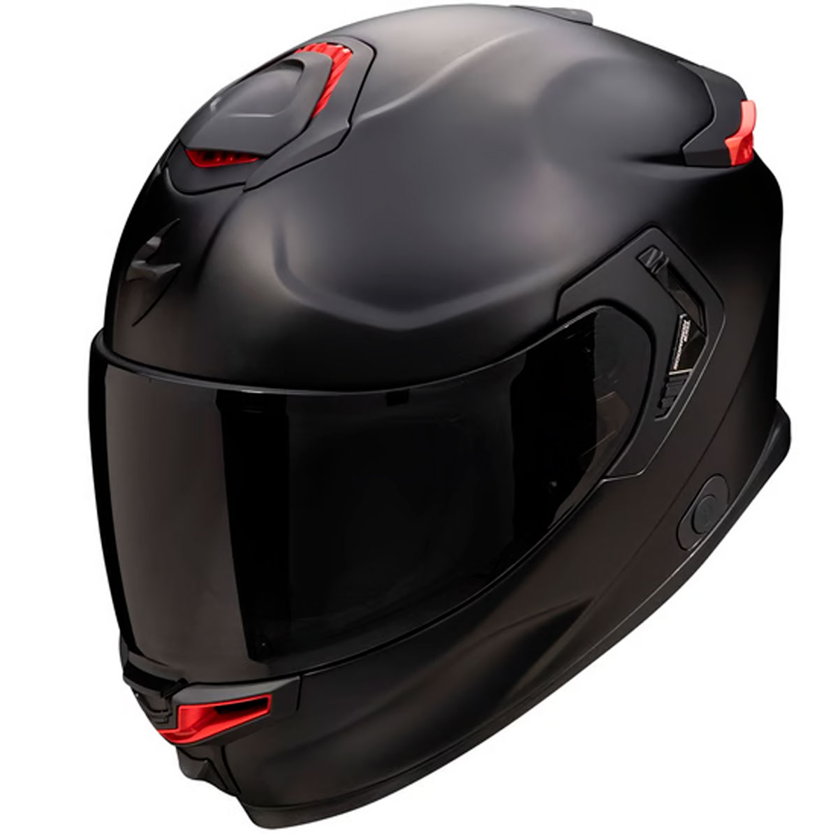 Casco moto Scorpion Exo-GT SP Air Solid Negro Mate Rojo