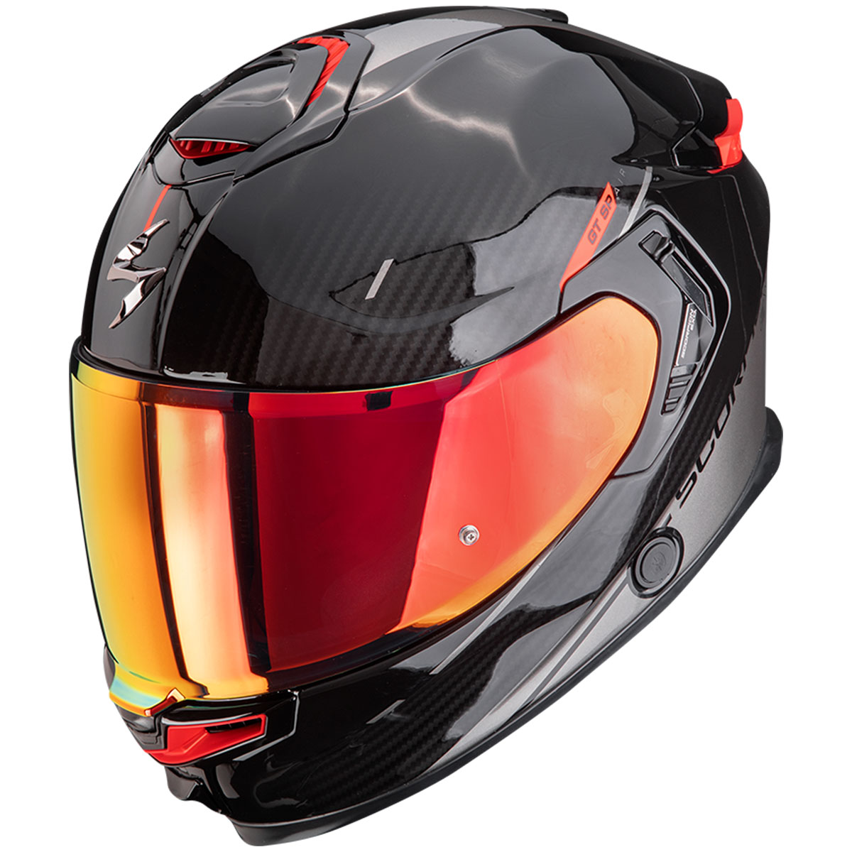 Casco moto Scorpion Exo-GT SP Air Asphalt Negro Rojo