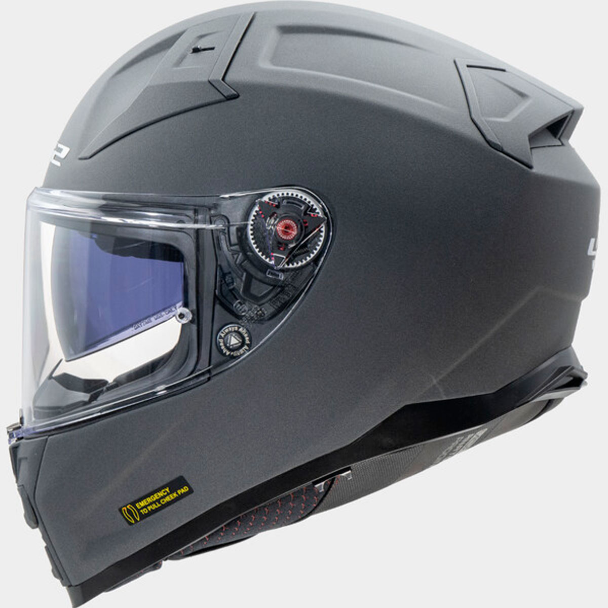Casco LS2 Vector II Solid Gris Mate Talla S